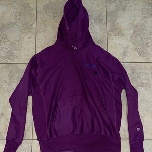 Purple champion hoodie